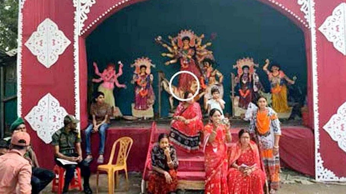 জমির মালিকানা নিয়ে বিরোধ, প্রতিমা বিসর্জন হয়নি