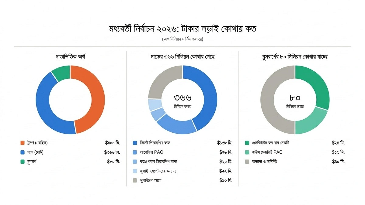 যুক্তরাষ্ট্রের মধ্যবর্তী নির্বাচনে টাকার খেলা