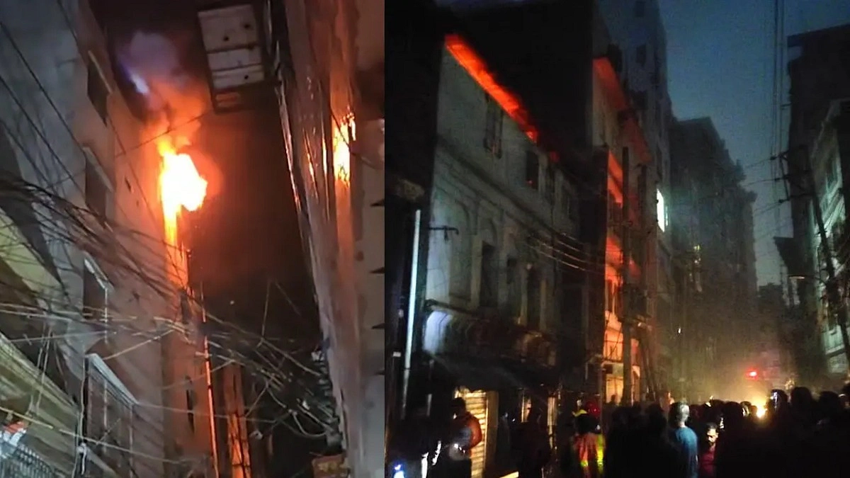 চকবাজারে গোডাউনের আগুন নিয়ন্ত্রণে