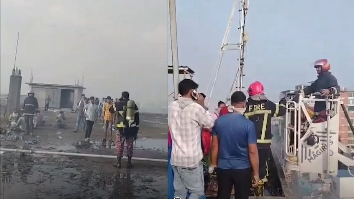 গাজীপুরে পোশাক কারখানায় আগুন, নিয়ন্ত্রণে ৯ ইউনিট
