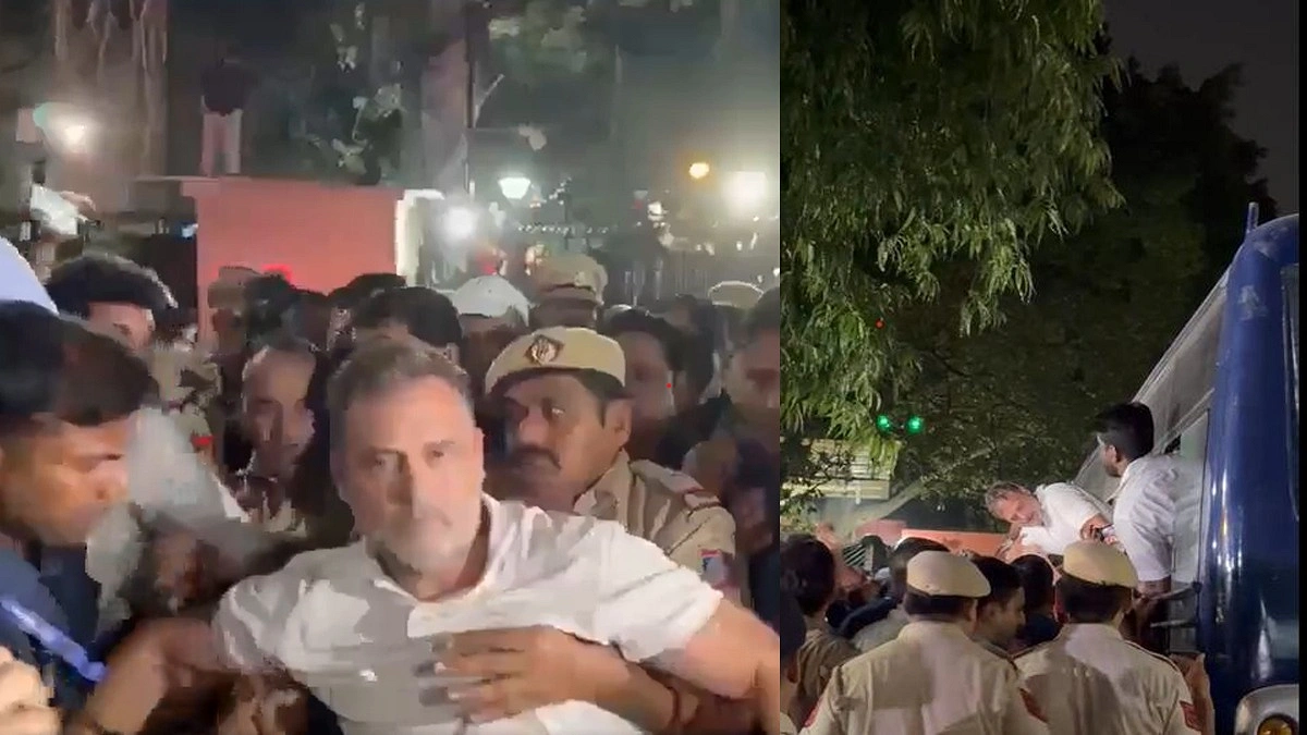 রাহুল গান্ধী ও প্রিয়াঙ্কা গান্ধীকে আটক করেছে দিল্লি পুলিশ