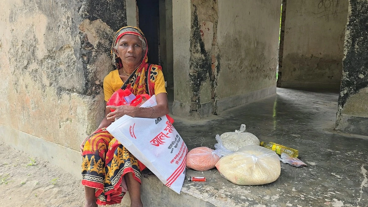 আগামীর সময়ে সংবাদ প্রকাশের পর সেই লতা রানীর পাশে উপজেলা প্রশাসন