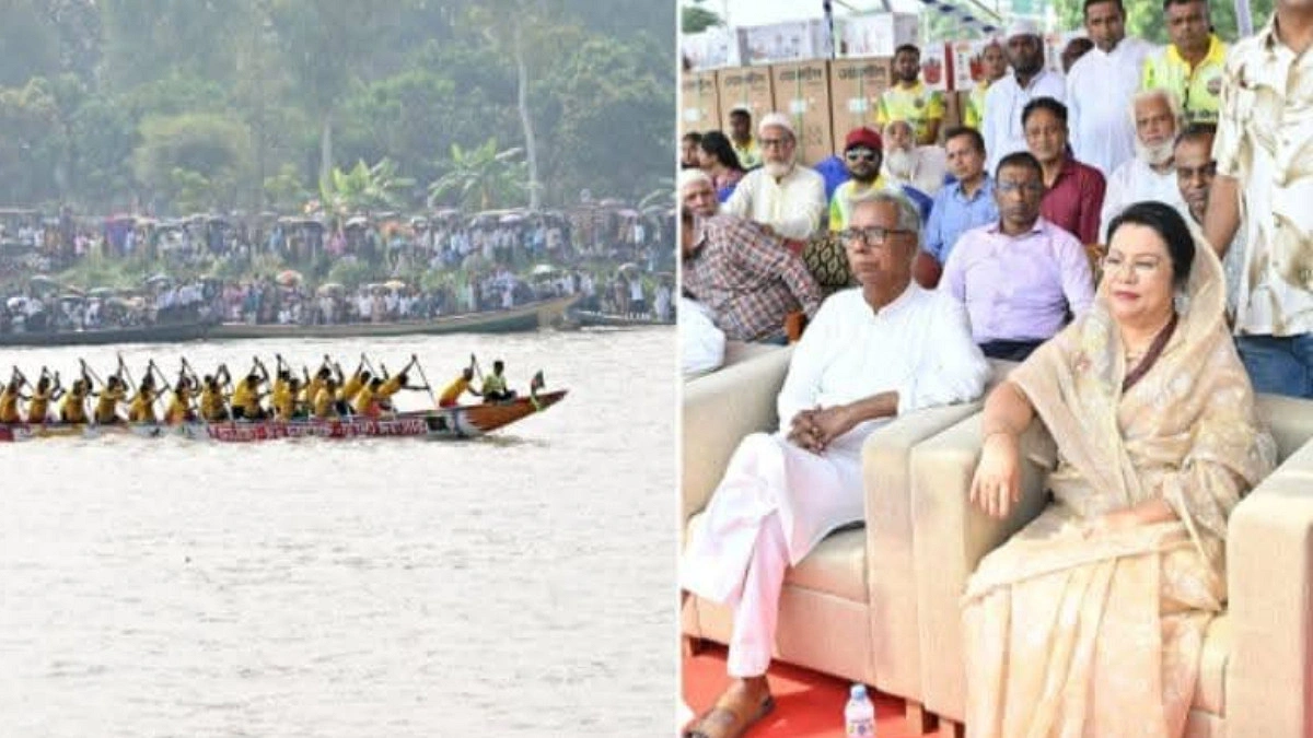 কালীগঙ্গায় নৌকাবাইচে চ্যাম্পিয়ন ‘মায়ের দোয়া’ ও ‘বাইমাইল এক্সপ্রেস’