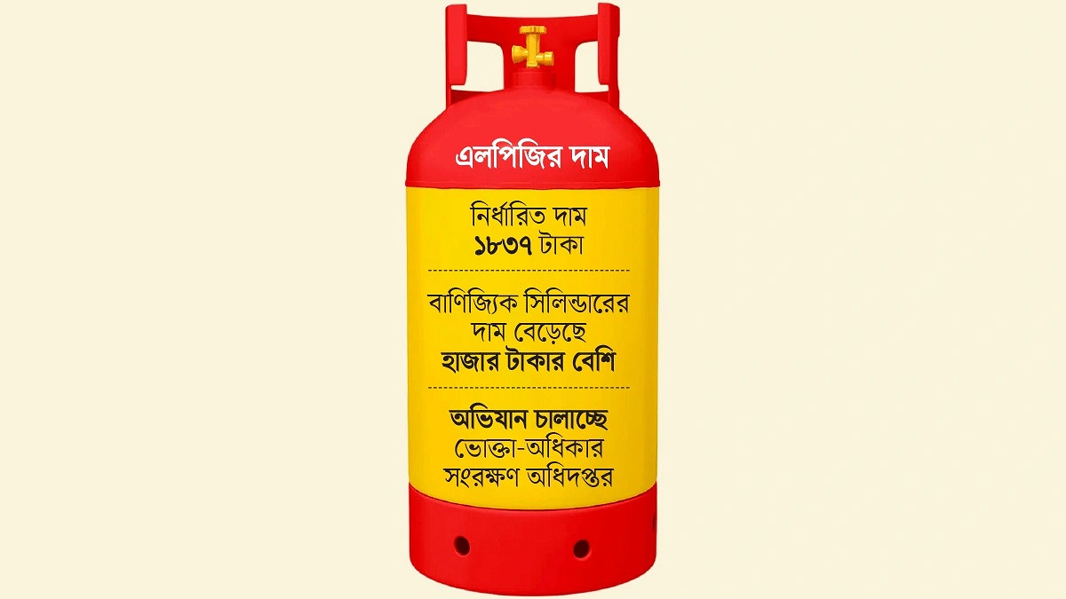 ১২ কেজির সিলিন্ডারে বাড়তি গুনতে হচ্ছে ৭০০ টাকা