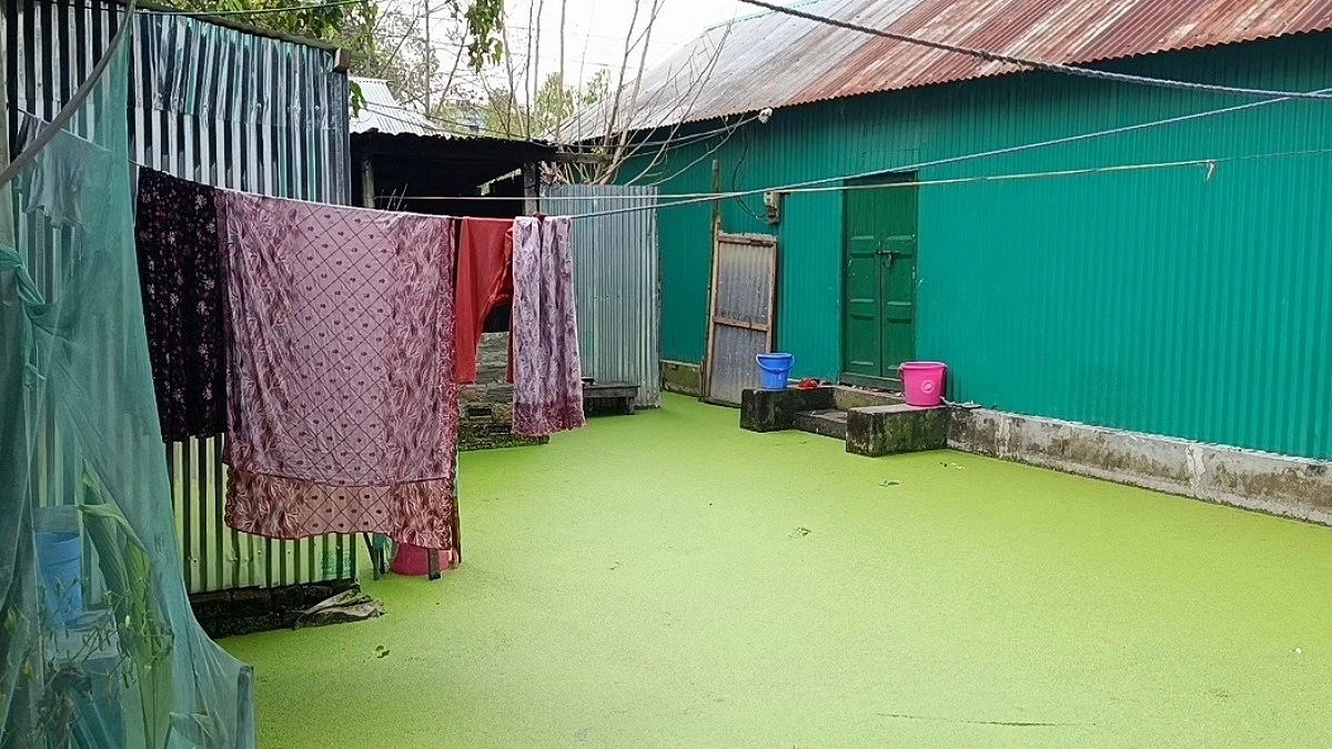 ঘাটাইলে জলাবদ্ধতায় দুর্ভোগে শত শত পরিবার