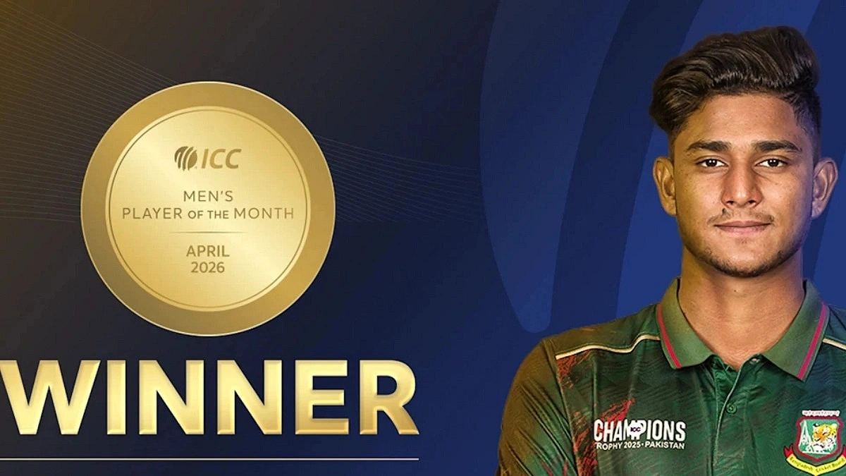 Nahid Rana Wins ICC Player of the Month Award