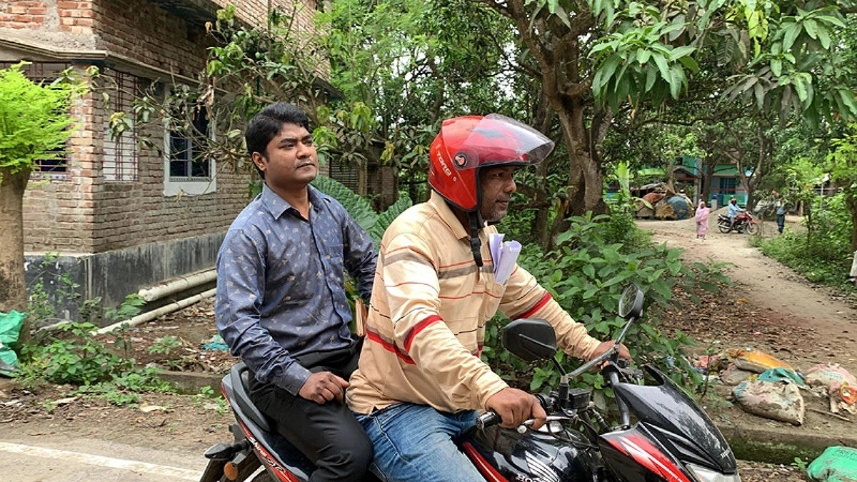 UNO Hurries off to MP on Motorbike to Fix Villagers Problems