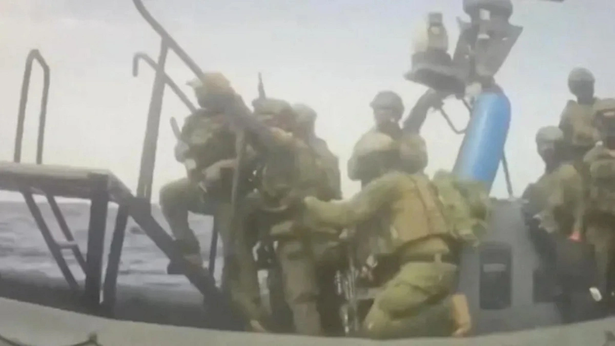Gaza-bound aid flotilla being intercepted by Israel in international water along Cyprus
