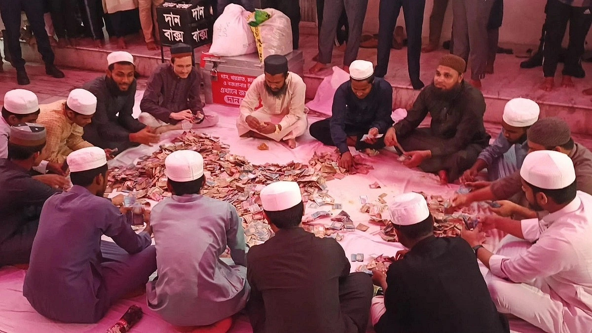 DC Oversees Opening of Shahjalal Shrine Donation Pots, Boxes