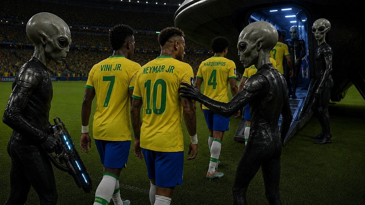 Aliens May Abduct Neymar and His Team!