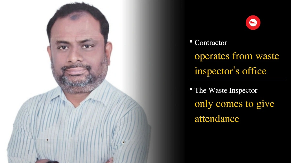 Contractor Occupies Waste Inspector’s Office