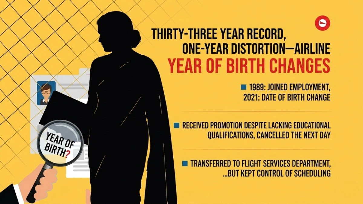Birth Date Changed After 33 Years and Service Tenure Extended