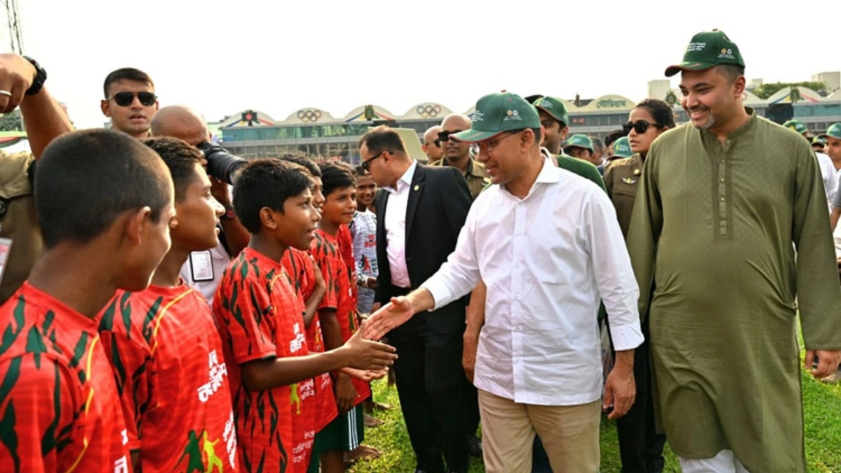 Says PM: Not only football, play cricket, too