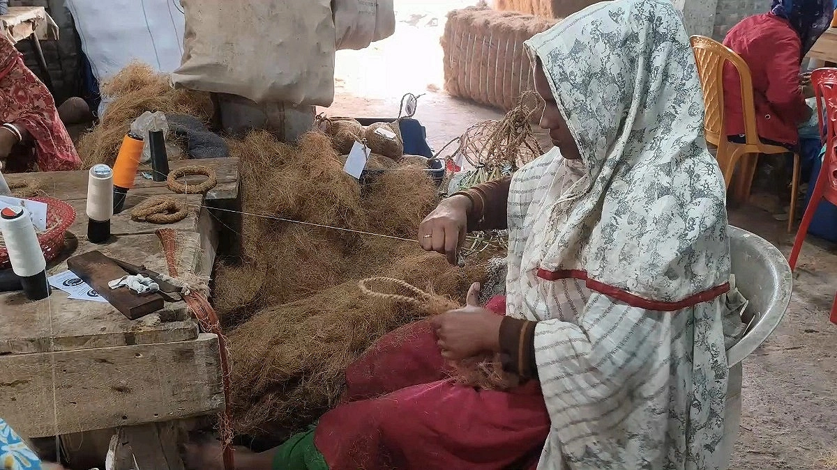 Waste Coconut Husk Now Changing the Fate of Hundreds of Women in Bagerhat