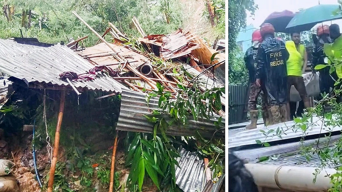 Two Children Killed in Landslides in Chattogram
