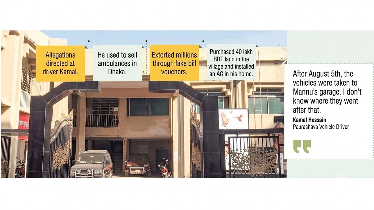 Driver Sells Three Municipality Vehicles, Installs AC at Home and Buys Land