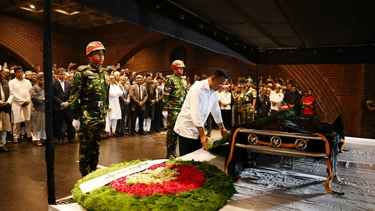 Jamir Uddin Sarkar Laid to Rest on Parliament Grounds