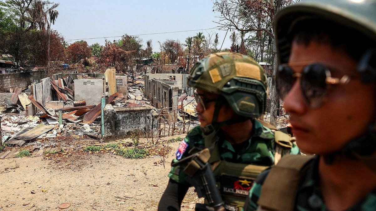 Myanmar military intensified air attacks, abuses before election