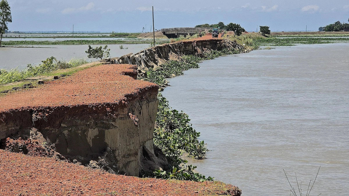 Tk 44-crore ‘All-Weather’ road consumed by river
