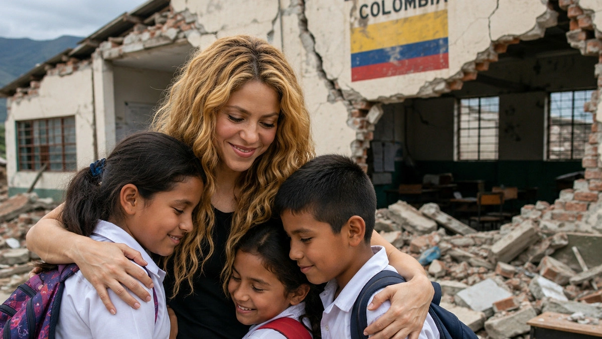 Shakira stands by the victims of earthquake in Colombia