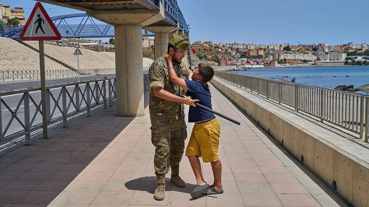 Hundreds of children stranded in Ceuta, begging on streets for food and water