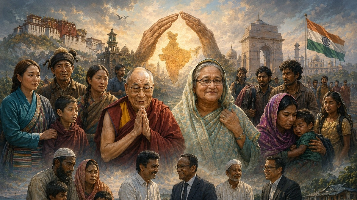 Everyone India has sheltered, from the Dalai Lama to Sheikh Hasina