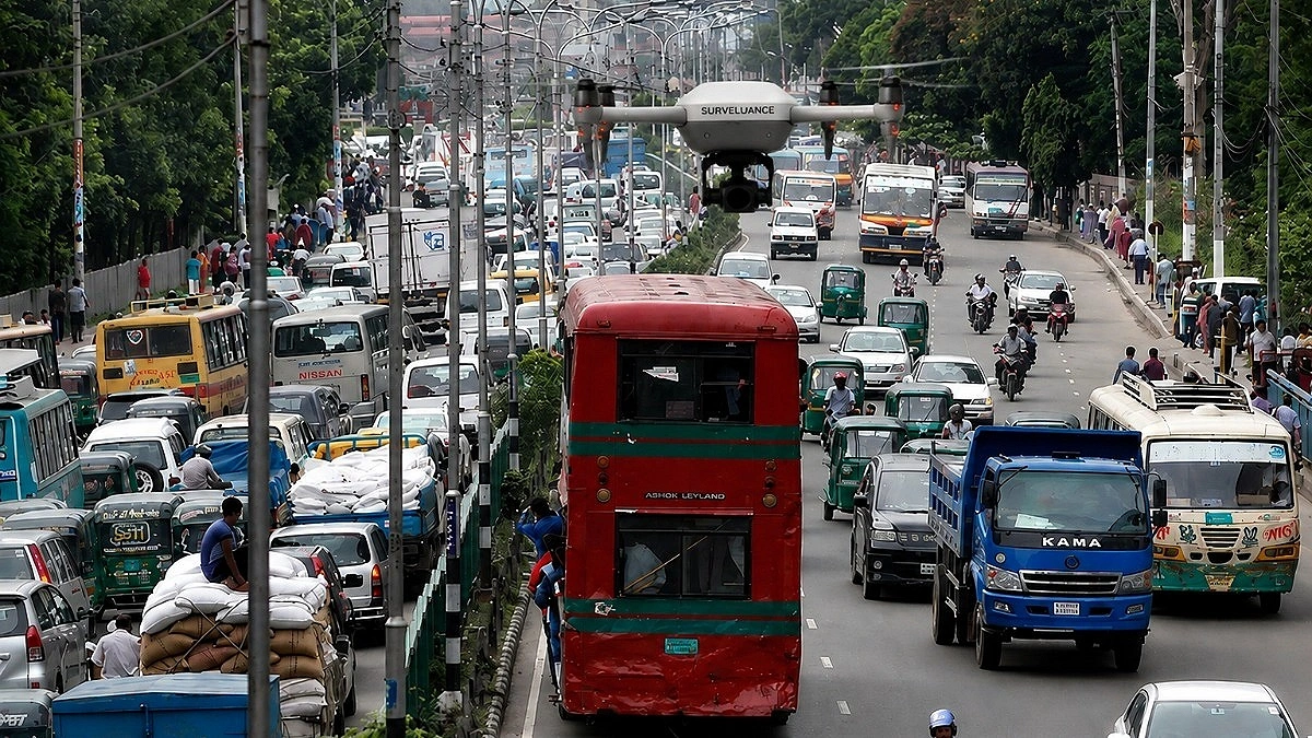 Drones to take flight to control traffic in capital