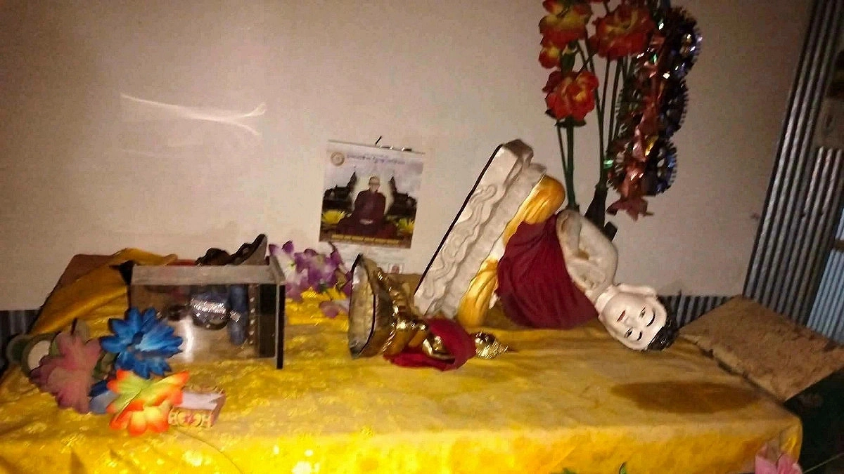 Ukhia: Allegations of attack on Buddhist temple, vandalism of Buddha statues