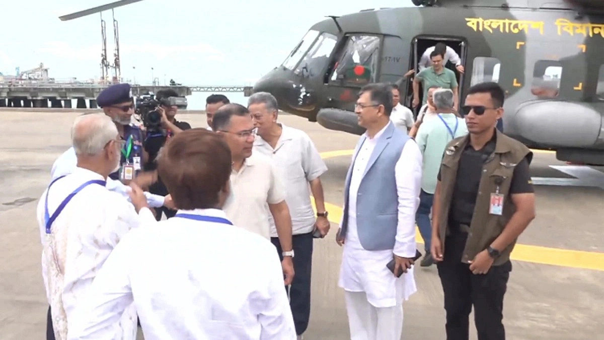 Prime Minister arrives at Matarbari Power Plant in Cox's Bazar