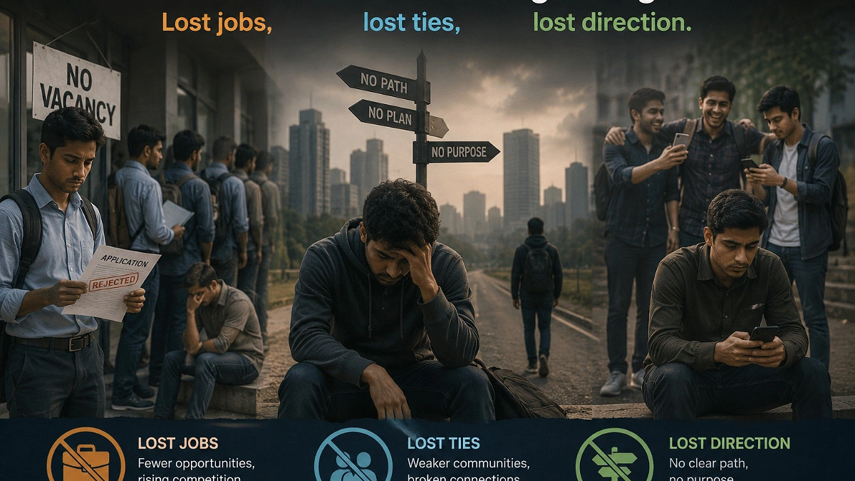 The Structural Crisis Facing Young Men: Lost jobs, lost ties, lost direction