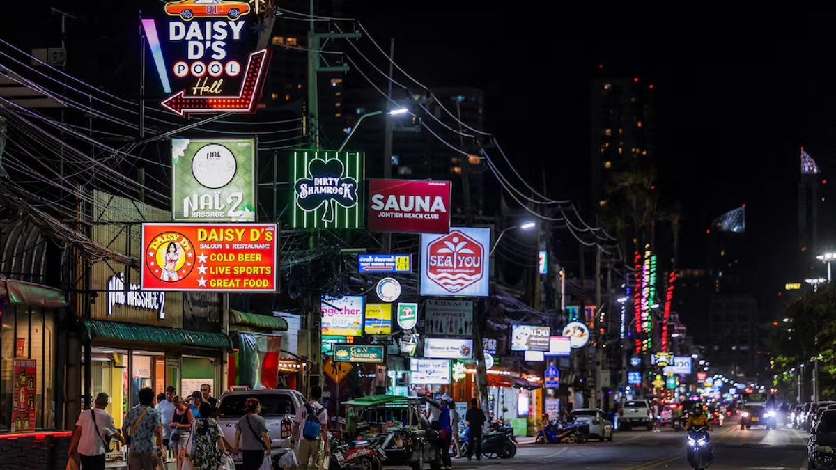 US carrier visit to Thailand's Pattaya lifts hope and sex-tourism risk