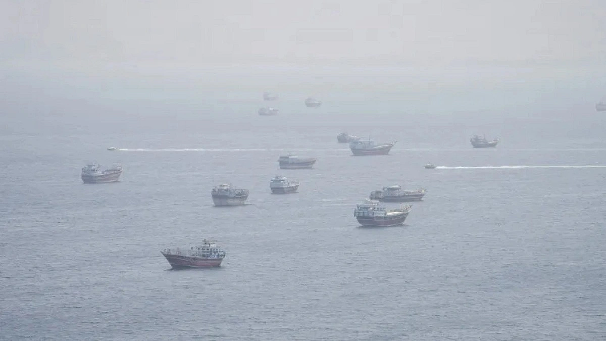 How much oil is passing through the Strait of Hormuz?