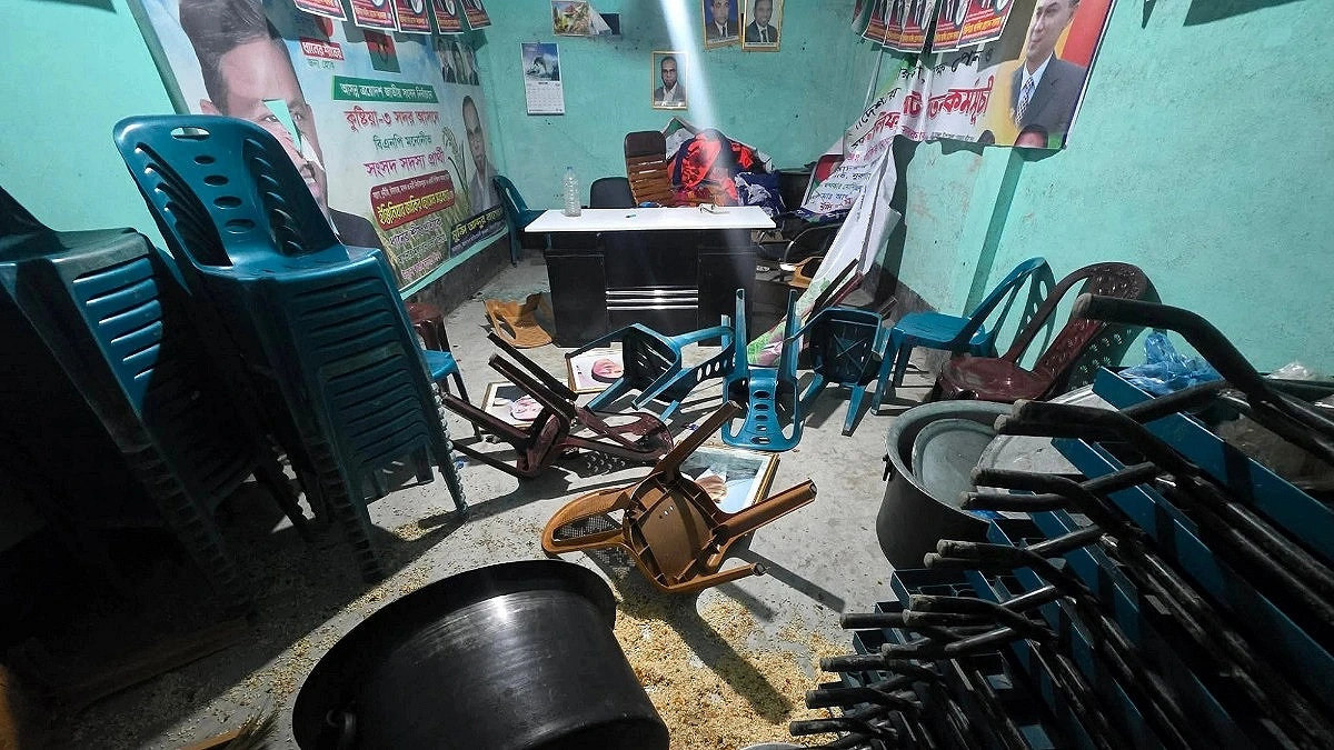 BNP office vandalized in Kushtia