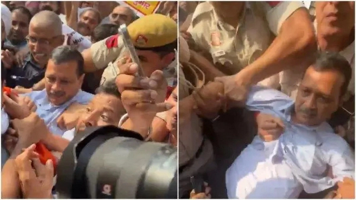 Police detain Kejriwal in Delhi