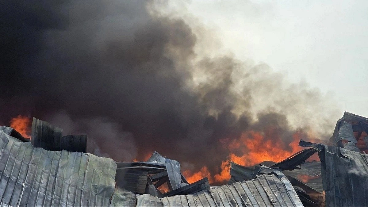 Fire breaks out at carton factory in Gazipur