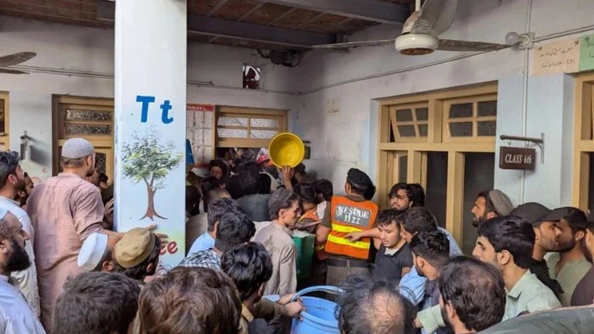 At least 28 children killed as school roof collapses in Pakistan