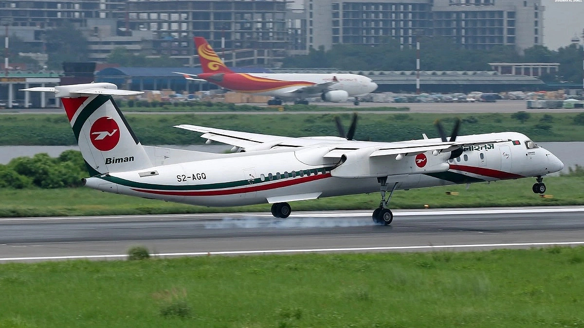 Biman Makes Emergency landing in Dhaka after wheel detaches following takeoff from Cox’s Bazar