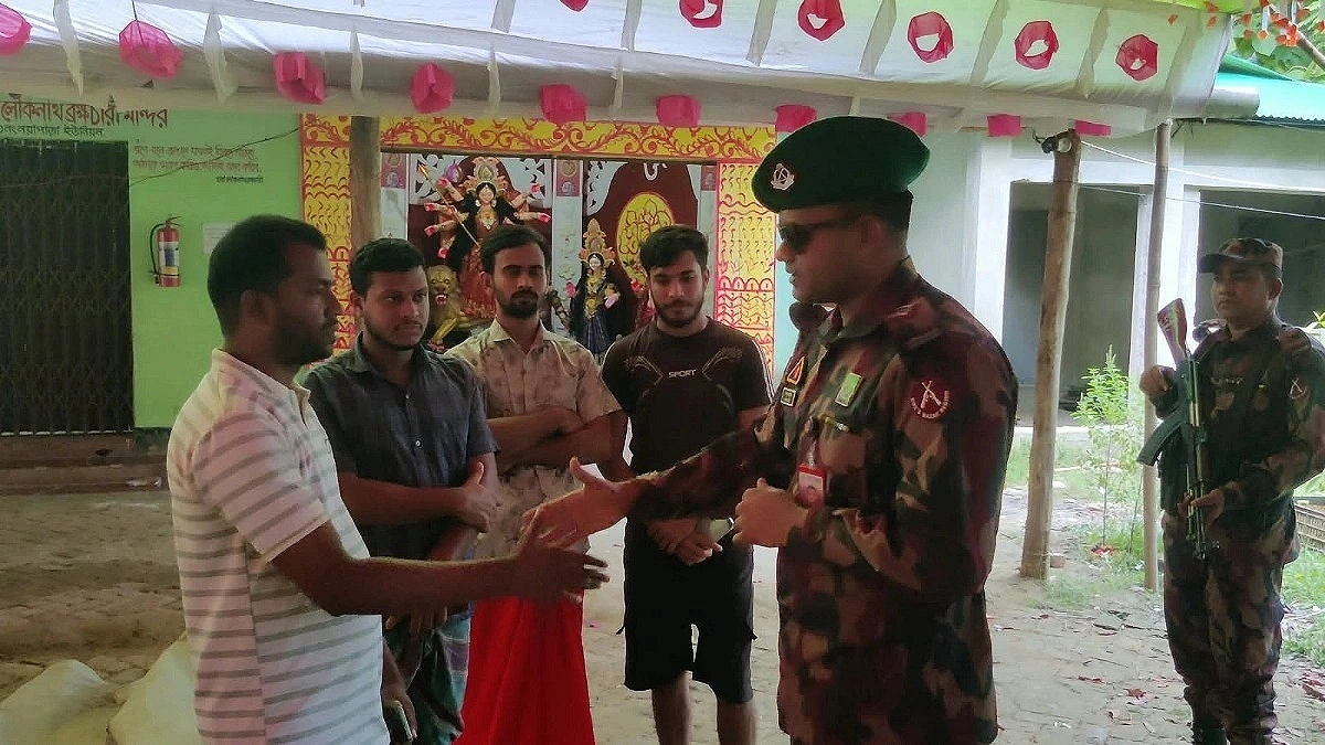Four platoons of BGB deployed in Alikadam for Durga Puja security