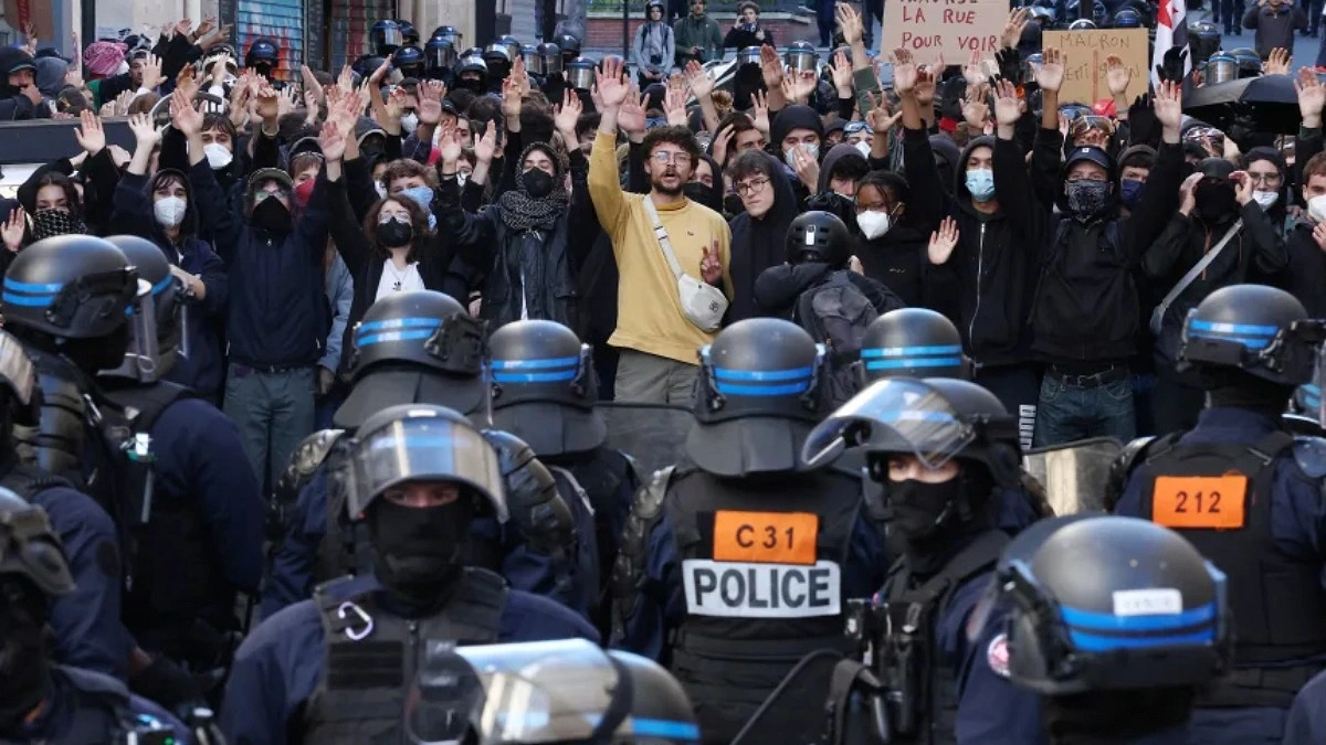 France riots: Buildings torched, 1,200 detained nationwide