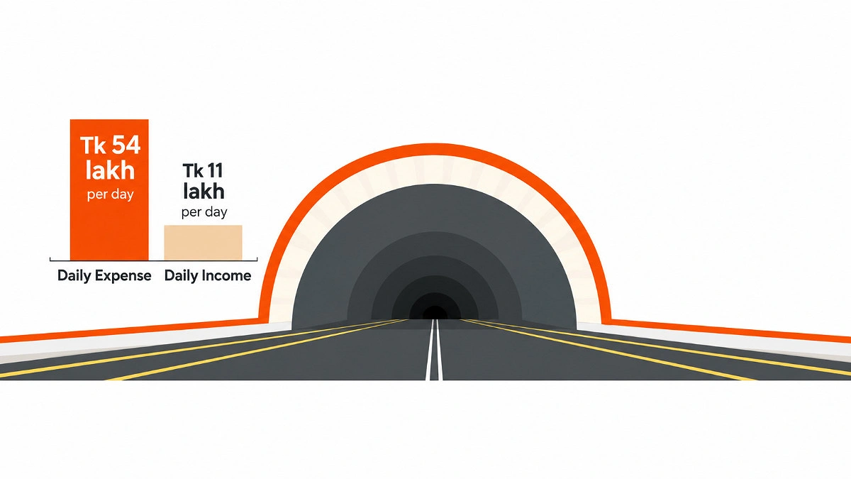 Karnaphuli Tunnel: A 'Rosy' hope now turns into 'White Elephant'