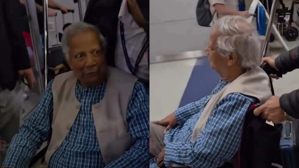 Yunus confronted by expatriates at New York Airport