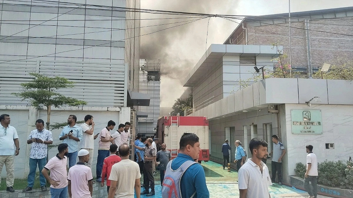 Fire breaks out at Drug International factory in Tongi